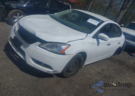 2015 Nissan Sentra S из США, поврежденный, VIN 3N1AB7AP6FY379977